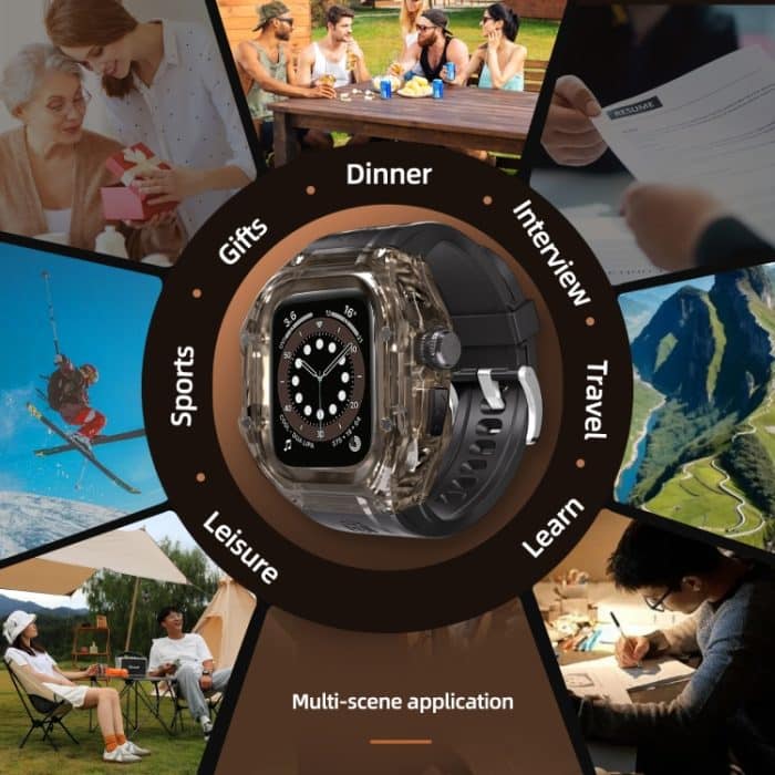 RedPepper Armor Metallgehäuse Integriertes Silikonarmband, For Apple Watch Ultra 1 / 2 49mm – Bild 12