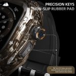 RedPepper Armor Metallgehäuse Integriertes Silikonarmband, For Apple Watch Ultra 1 / 2 49mm – Bild 10