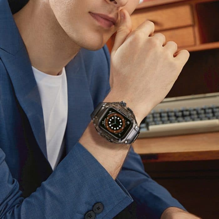 RedPepper Armor Metallgehäuse Integriertes Silikonarmband, For Apple Watch Ultra 1 / 2 49mm – Bild 11