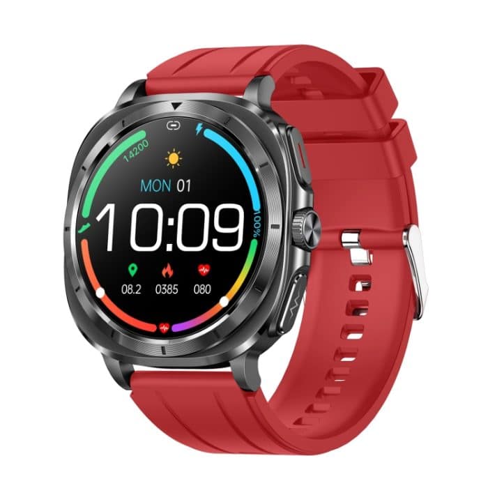 ET492 1,43 Zoll AMOLED-Bildschirm Silikonarmband Smart Watch unterstützt EKG/Blutzuckerüberwachung – Bild 1