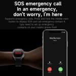 ET492 1,43 Zoll AMOLED-Bildschirm Silikonarmband Smart Watch unterstützt EKG/Blutzuckerüberwachung – Bild 9