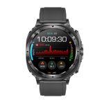 ET492 1,43 Zoll AMOLED-Bildschirm Lederarmband Smart Watch unterstützt EKG/Blutzuckerüberwachung – Bild 12