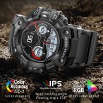 LC21 1,32 Zoll TFT-Sport-Smartwatch mit rundem Bildschirm unterstützt Blutsauerstoffüberwachung/Anruferinnerung – Bild 2