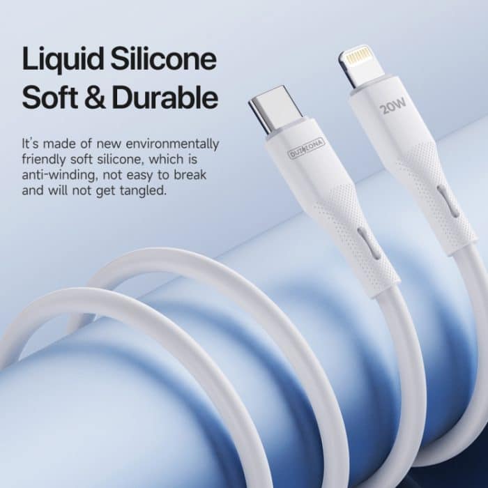 DUZZONA A10 PD20W 480Mbps Typ-C auf 8 Pin Schnellladekabel – Bild 4