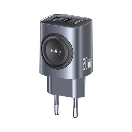 USAMS T67 20W USB- und USB-C/Typ-C GaN-Schnellladegerät