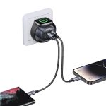 USAMS T67 20W USB- und USB-C/Typ-C GaN-Schnellladegerät – Bild 3