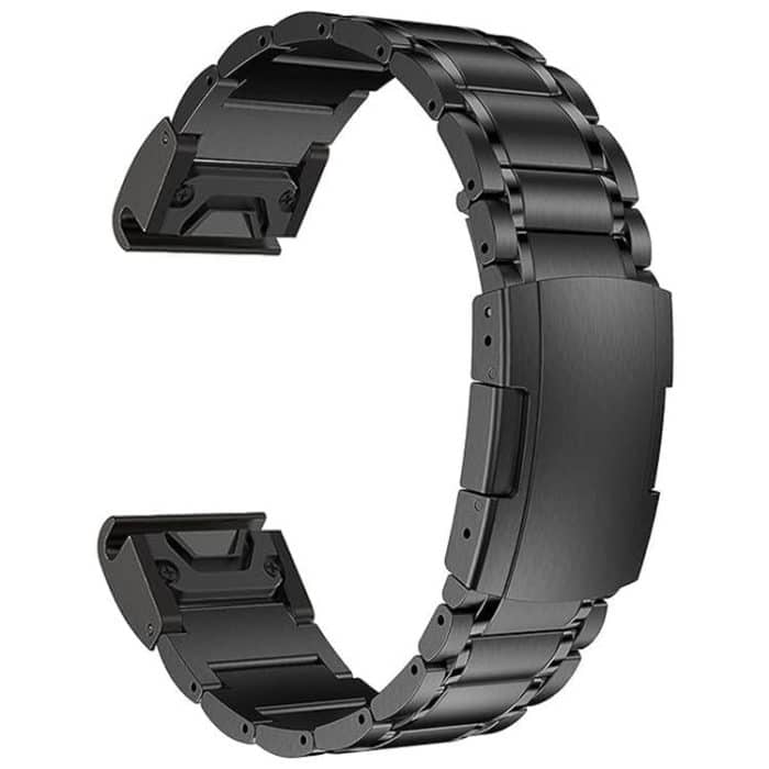 EDA007505902A.jpg Uhrenarmband aus Titanlegierung mit fünf Perlen und Druckschnalle aus Metall mit Schnellverschluss, For Garmin 26mm, For Garmin 22mm – Bild 1