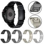 Uhrenarmband aus Titanlegierung mit fünf Perlen und Druckschnalle aus Metall mit Schnellverschluss, For Garmin 26mm, For Garmin 22mm – Bild 2