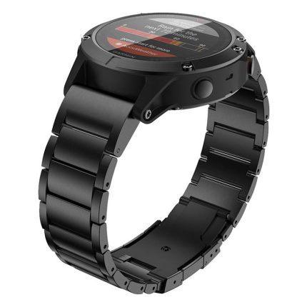 Uhrenarmband aus Titanlegierung mit Druckschnalle und Schnellverschluss aus Metall, For Garmin 26mm, For Garmin 22mm