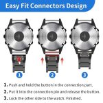 Uhrenarmband aus Titanlegierung mit Druckschnalle und Schnellverschluss aus Metall, For Garmin 26mm, For Garmin 22mm – Bild 4