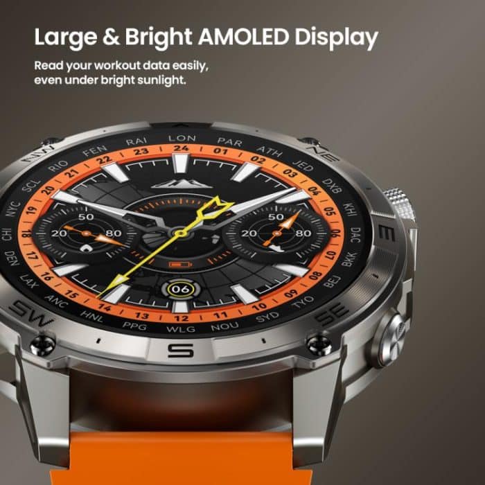 Zeblaze Stratos 2 Plus 1,43-Zoll-Bildschirm 3 ATM Gesundheits- und Fitness-GPS-Smartwatch, Stratos 2 Plus – Bild 4