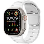 Uhrenarmband aus Silikon mit einem Nagel, zweifarbig und mehreren Löchern, For Apple Watch 46mm / 49mm / 45mm / 44mm