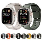 Uhrenarmband aus Silikon mit einem Nagel, zweifarbig und mehreren Löchern, For Apple Watch 46mm / 49mm / 45mm / 44mm – Bild 2