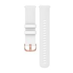 Uhrenarmband aus Silikon mit Stahlschließe in Roségold, For Garmin 20mm, For Garmin 18mm – Bild 3