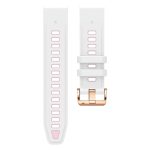 Uhrenarmband aus Silikon mit Stahlschnalle und Schnellverschluss in Roségold, For Garmin Fenix 8 AMOLED 43mm – Bild 6