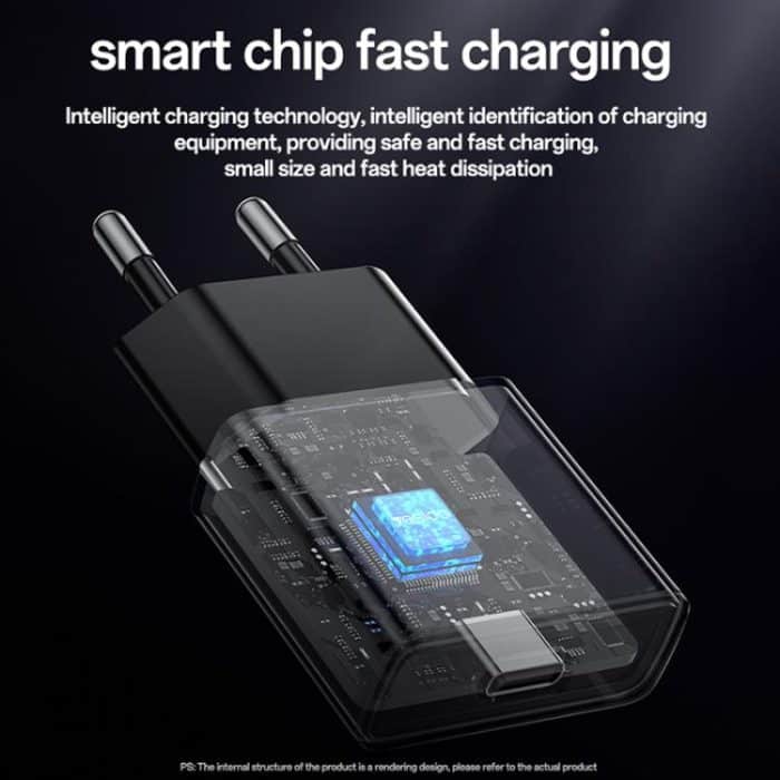 Yesido YC74 Ultradünnes 30W USB-C / Type-C Reiseladegerät, EU-Stecker – Bild 4