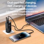 Yesido YC73 65W USB und USB-C / Typ-C Dual Port GaN Schnellladegerät Set – Bild 3