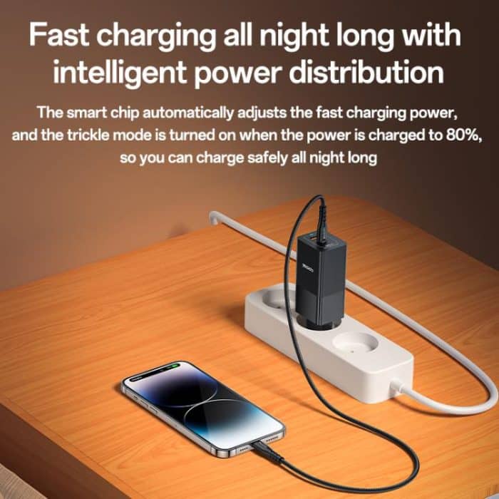 Yesido YC73 65W USB und USB-C / Typ-C Dual Port GaN Schnellladegerät Set – Bild 9