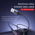 Yesido CA129C 18W 3A USB auf USB-C / Typ-C Ladedatenkabel, Länge: 1,2m – Bild 2