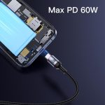 Yesido CA183 PD60W 3A USB-C / Typ-C auf USB-C / Typ-C Ladedatenkabel, Länge: 2m – Bild 4