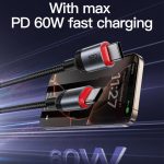 Yesido CA183 PD60W 3A USB-C / Typ-C auf USB-C / Typ-C Ladedatenkabel, Länge: 2m – Bild 7