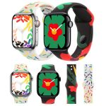 Sportliches Uhrenarmband aus Silikon, For Apple Watch 46mm / 49mm / 45mm / 44mm, For Apple Watch 42mm / 41mm / 40mm / 38mm – Bild 2