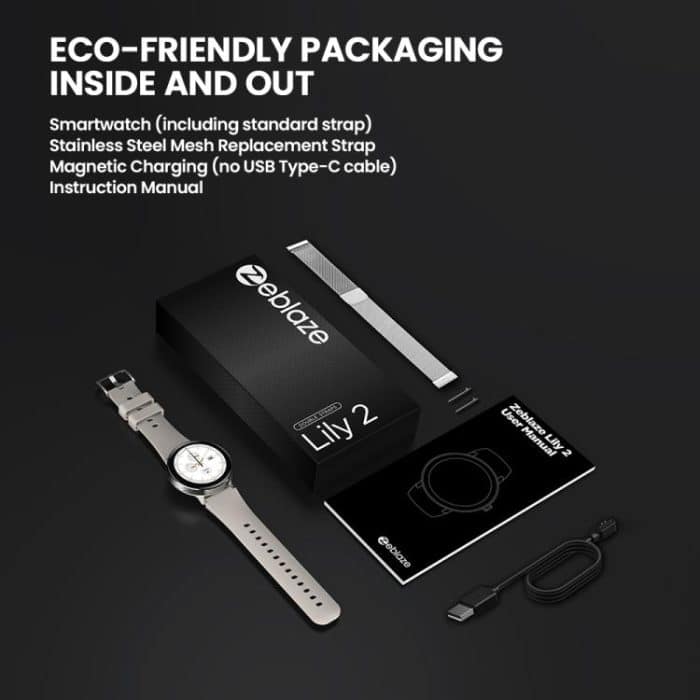 Zeblaze Lily 2 1,2-Zoll-Bildschirm Haute & Healthy Lady Smart Watch – Bild 11