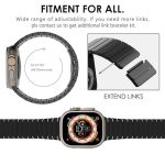 Uhrenarmband aus Titanlegierung mit Schmetterlingsverschluss und einer Perle, For Apple Watch 46mm / 49mm / 45mm / 44mm – Bild 5