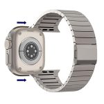 Uhrenarmband aus reinem Titan mit Normannen-Schnalle und Bambus, For Apple Watch 46mm / 49mm / 45mm / 44mm – Bild 3