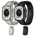 Integriertes I-förmiges Uhrenarmband aus Titanlegierung mit Schnellverschluss, For Apple Watch 46mm / 49mm / 45mm / 44mm – Bild 2