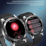 H9 1,43 Zoll EKG-Smartwatch mit Silikonarmband unterstützt Bluetooth-Anrufe/Smart Voice Assistant – Bild 9