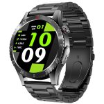 H9 1,43 Zoll EKG-Smartwatch mit Stahlarmband unterstützt Bluetooth-Anrufe/Smart Voice Assistant
