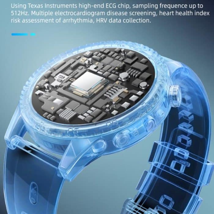 H9 1,43 Zoll EKG-Smartwatch mit Stahlarmband unterstützt Bluetooth-Anrufe/Smart Voice Assistant – Bild 3