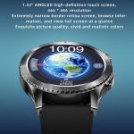 H9 1,43 Zoll EKG-Smartwatch mit Stahlarmband unterstützt Bluetooth-Anrufe/Smart Voice Assistant – Bild 4