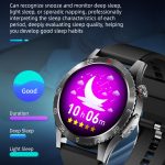 H9 1,43 Zoll EKG-Smartwatch mit Stahlarmband unterstützt Bluetooth-Anrufe/Smart Voice Assistant – Bild 8