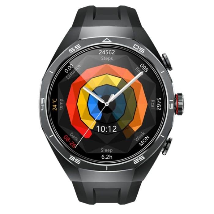 GT97 1,53 Zoll runder Bildschirm 2-in-1 Bluetooth-Kopfhörer Silikonarmband Smart Watch unterstützt Bluetooth-Anrufe – Bild 12