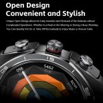 GT97 1,53 Zoll runder Bildschirm 2-in-1 Bluetooth-Kopfhörer Silikonarmband Smart Watch unterstützt Bluetooth-Anrufe – Bild 10