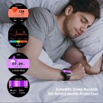 GT97 1,53 Zoll runder Bildschirm 2-in-1 Bluetooth-Kopfhörer Lederarmband Smart Watch unterstützt Bluetooth-Anrufe – Bild 11