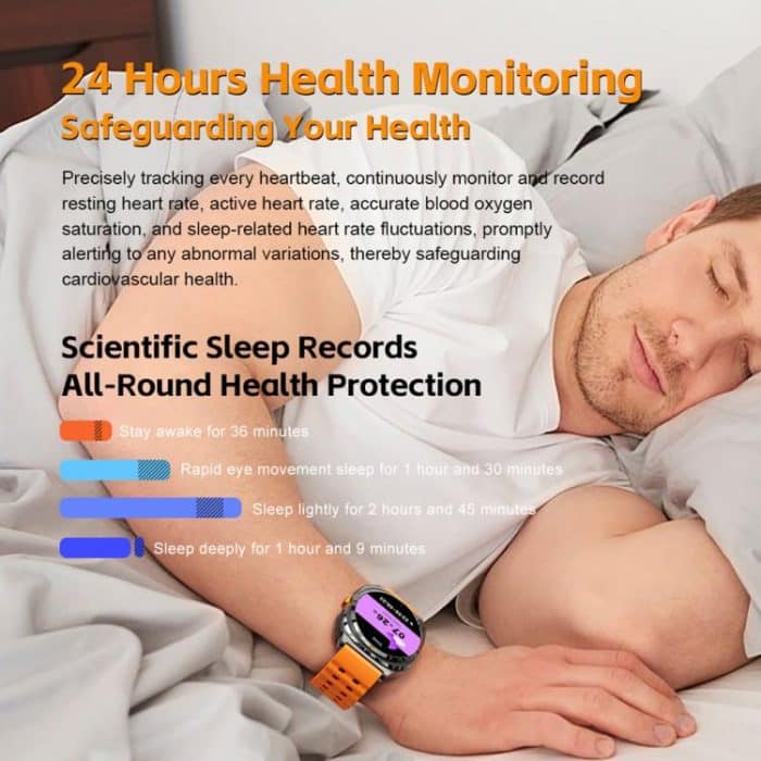 GT98 1,53 Zoll 2-in-1 Bluetooth-Kopfhörer IP67 wasserdichte Smart Watch unterstützt die Blutsauerstoffüberwachung – Bild 7