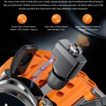 GT98 1,53 Zoll 2-in-1 Bluetooth-Kopfhörer IP67 wasserdichte Smart Watch unterstützt die Blutsauerstoffüberwachung – Bild 8