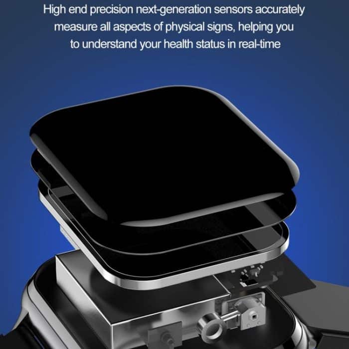 TK17 1,91 Zoll horizontaler Bildschirm Silikonarmband Smart Watch unterstützt EKG Elektrokardiogramm – Bild 4