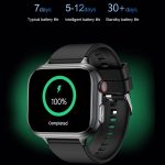 TK17 1,91 Zoll horizontaler Bildschirm Silikonarmband Smart Watch unterstützt EKG Elektrokardiogramm – Bild 5