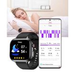 TK17 1,91 Zoll horizontaler Bildschirm Lederarmband Smart Watch unterstützt EKG Elektrokardiogramm – Bild 9