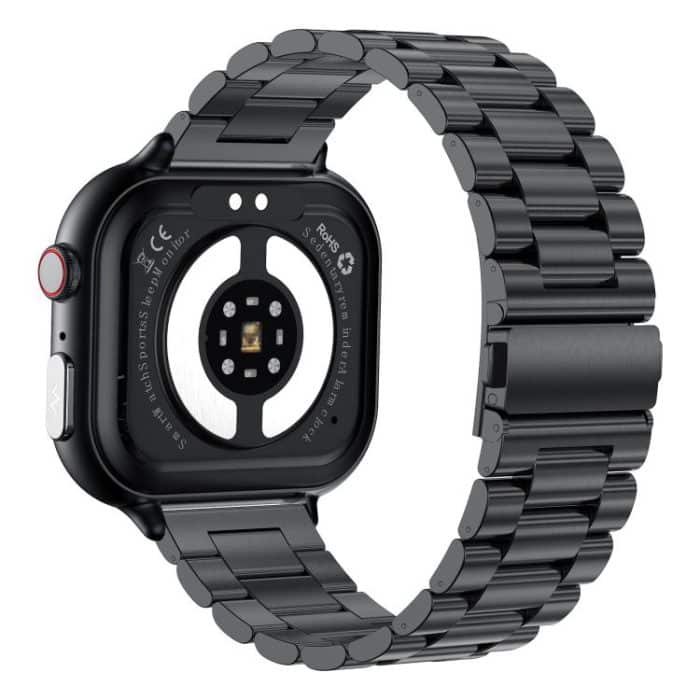 TK17 1,91 Zoll horizontaler Bildschirm Stahlarmband Smart Watch unterstützt EKG Elektrokardiogramm – Bild 15