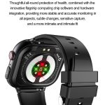 TK17 1,91 Zoll horizontaler Bildschirm Stahlarmband Smart Watch unterstützt EKG Elektrokardiogramm – Bild 10