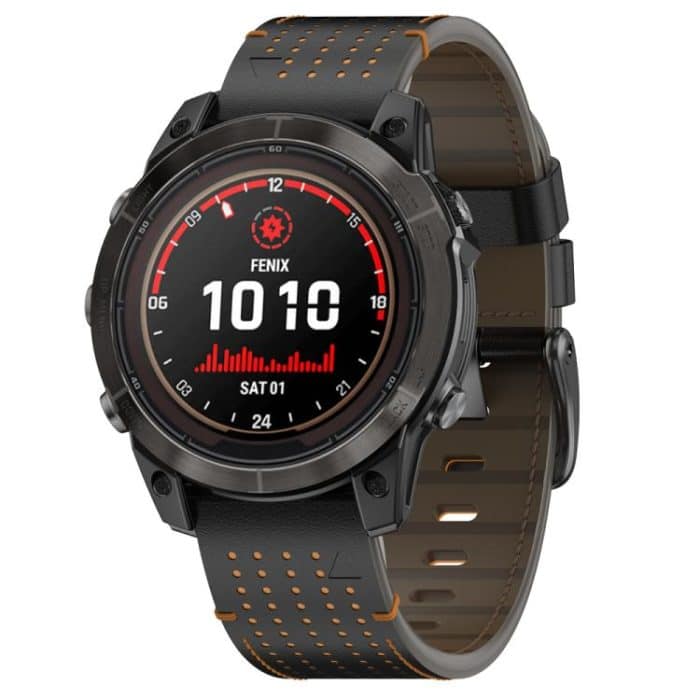 Zweifarbiges Uhrenarmband aus Mesh-Leder mit Schnellverschluss, For Garmin Watch 26mm, For Garmin Watch 22mm – Bild 1