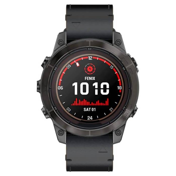 Genähtes Uhrenarmband aus echtem Leder mit Schnellverschluss, For Garmin Watch 26mm, For Garmin Watch 22mm – Bild 3