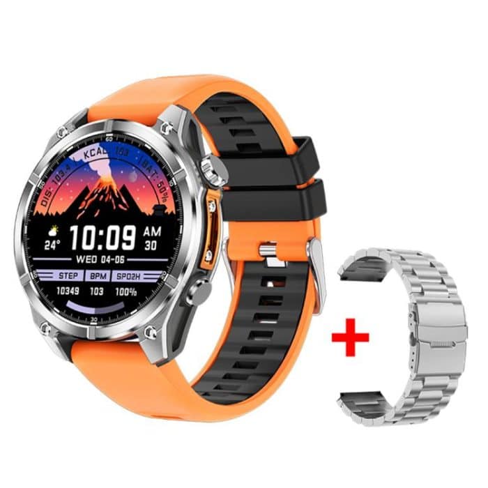 EDA007630001A.jpg HD300 1,43 Zoll AMOLED-Bildschirm Dual Straps Sport Smart Watch unterstützt Blutsauerstofferkennung – Bild 1