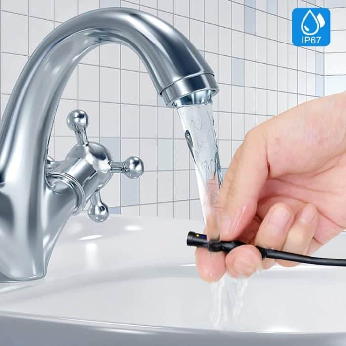 8 mm 1080P IP68 wasserdichtes 4,3-Zoll-Bildschirm-Einzelkamera-Digitalendoskop, 7m, 5m, 2m – Bild 8