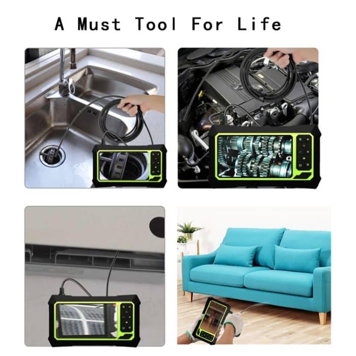 8 mm 1080P IP68 wasserdichtes 4,3-Zoll-Bildschirm-Dual-Kamera-Digitalendoskop, 5m, 2m – Bild 9